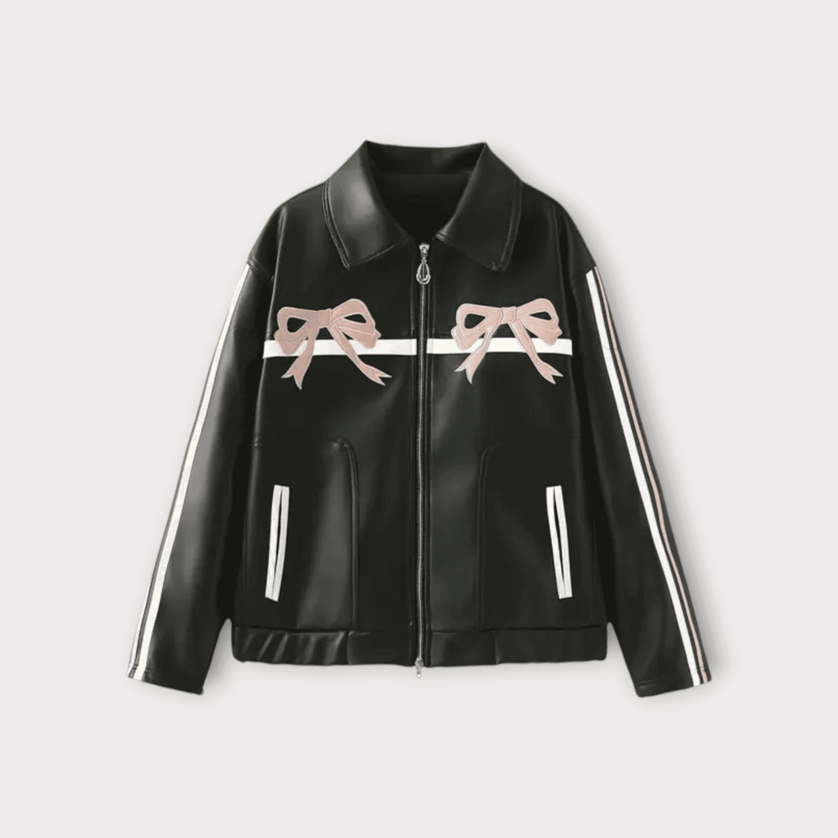 Pink Motorcycle Jacke