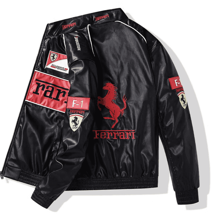 Ferrari Racer Lederjacke