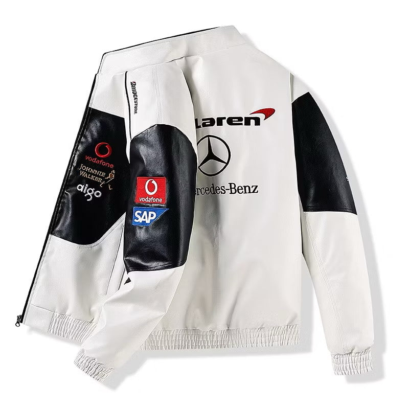 Mercedes F1 Lederjacke