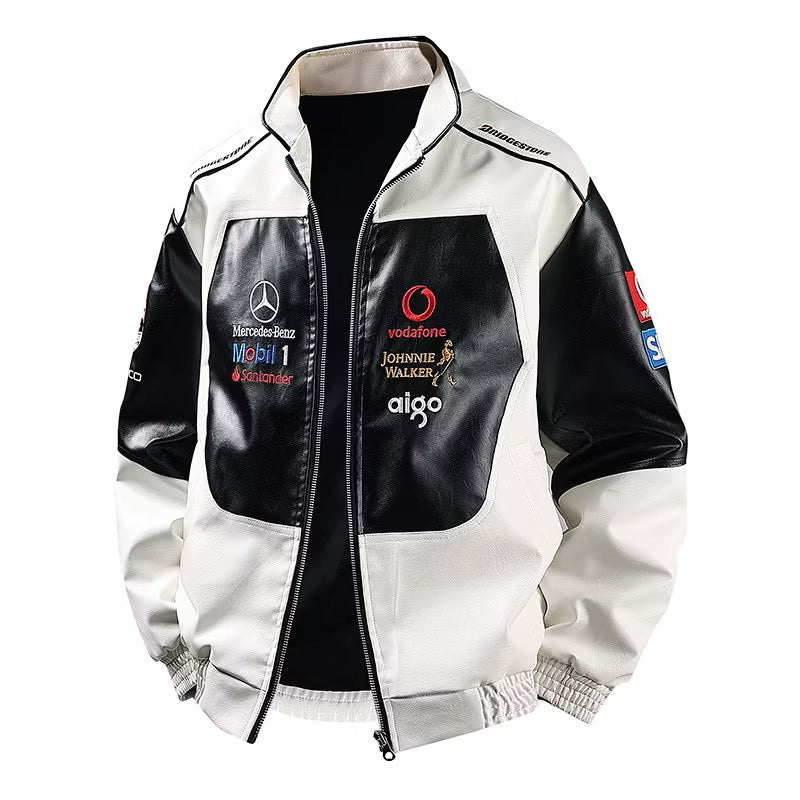 Mercedes F1 Lederjacke