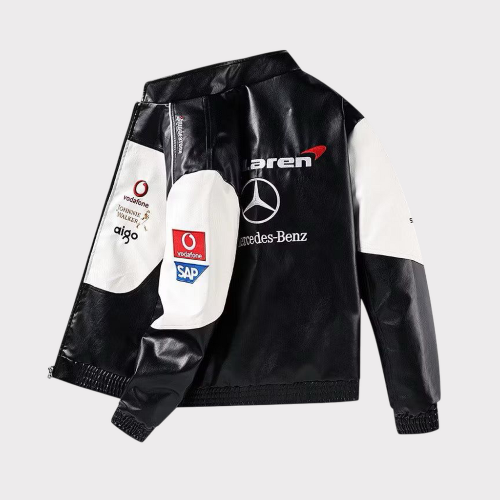 Mercedes F1 Lederjacke